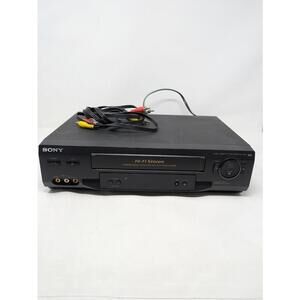 Sony VCR Hi-Fi Stereo SLV-N51 VHS Player Recorder  Tested & Works - No Remote
